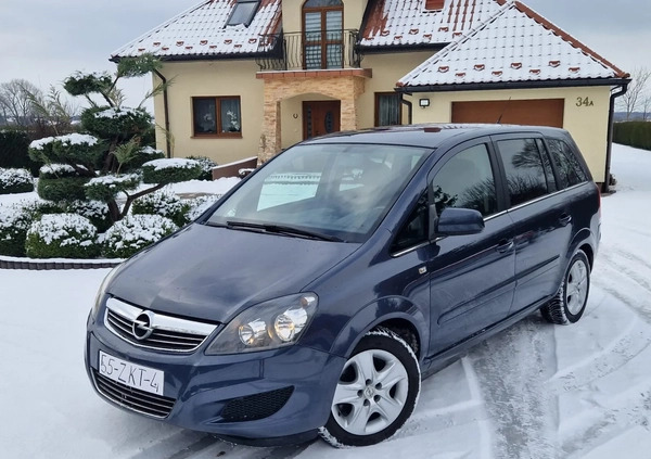 Opel Zafira cena 19777 przebieg: 218000, rok produkcji 2011 z Krynki małe 326